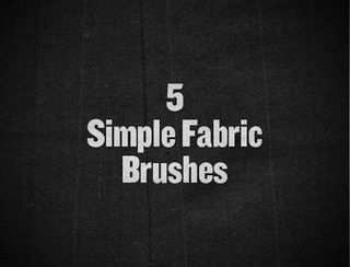 Simple fabric Photoshop brushes