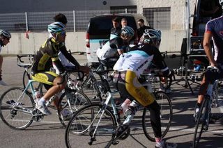 The Leopard Trek Continental team was also on hand in Calpe.