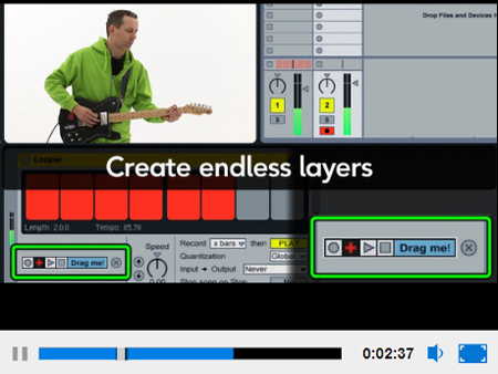 One of Live 8&#039;s new features is a Looper device