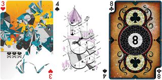 Cards by Joshua Davis, Anton Repponen and Andreas Preis.