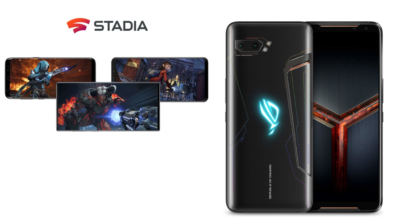 ASUS ROG Phone II and Google Stadia