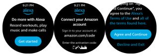 Setting up the Alexa app on a Fossil Smartwatch