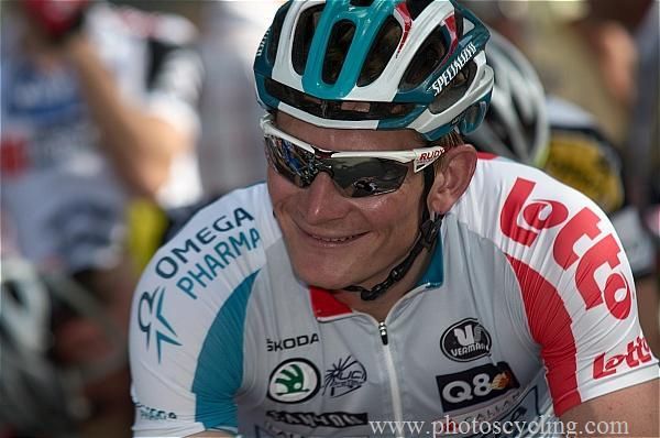 Andre Greipel (Omega Pharma-Lotto) before the start