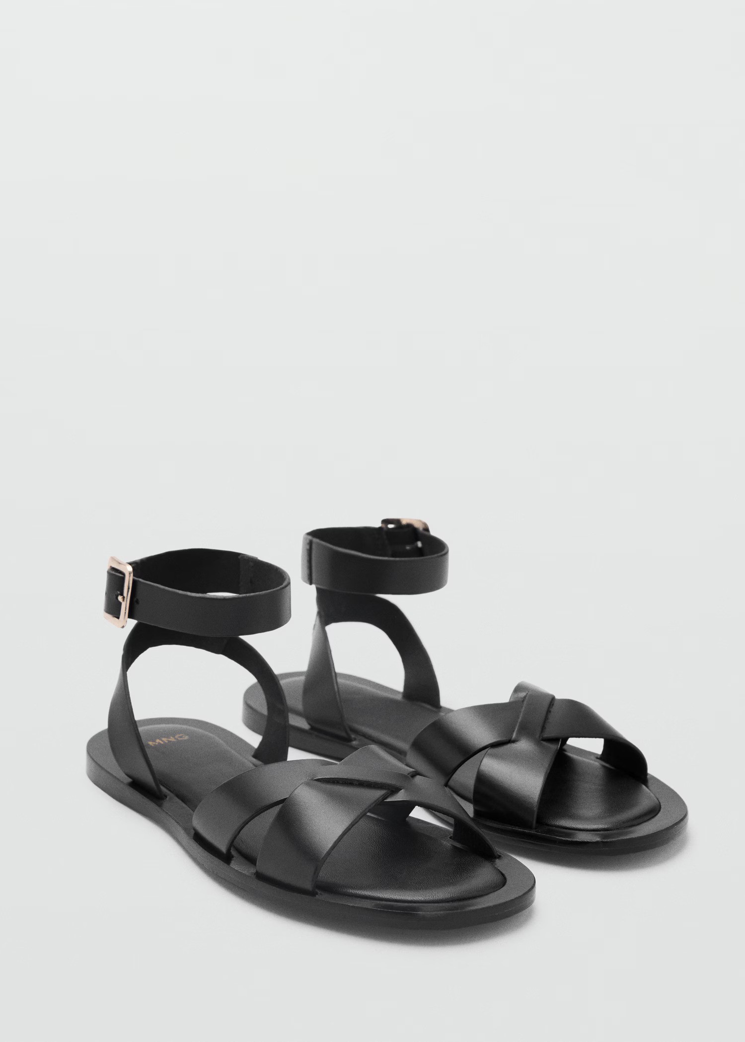 Leather Straps Sandals - Women