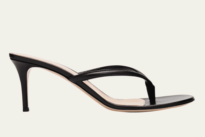 Gianvito Rossi, 70mm Nappa Leather Thong Sandals