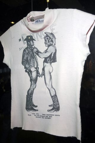 punk fashion history Vivienne Westwood Cowboys printed t-shirt