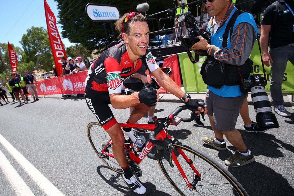 Thumbs up from Richie Porte (BMC)