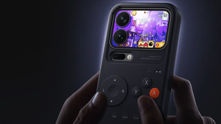 A Game Boy-like case for the Xiaomi 17 Pro series
