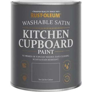 Rust-Oleum washable satin kitchen cupboard paint