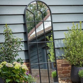 Arch mirror outdoors