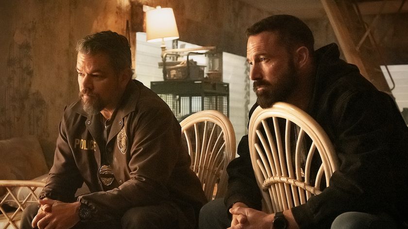 Dane and JD sitting in chairs in The Rip