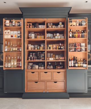 Pantry cupboard with drawers