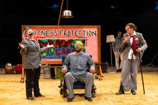 Mr. Burns, A Post-Electric Play being performed at the Hudson Valley Shakespeare Festival
