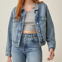 Reformation Madison Relaxed Jean Jacket | $128
