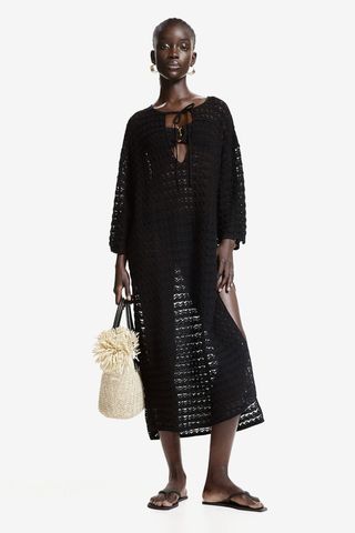 Crochet-Look Beach Dress