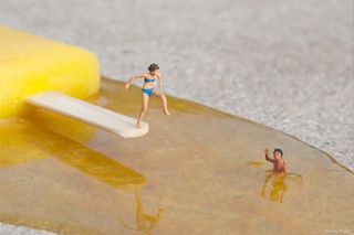 In The Jetty, shot on the South Bank, a melting ice lolly transforms into a sunny lido