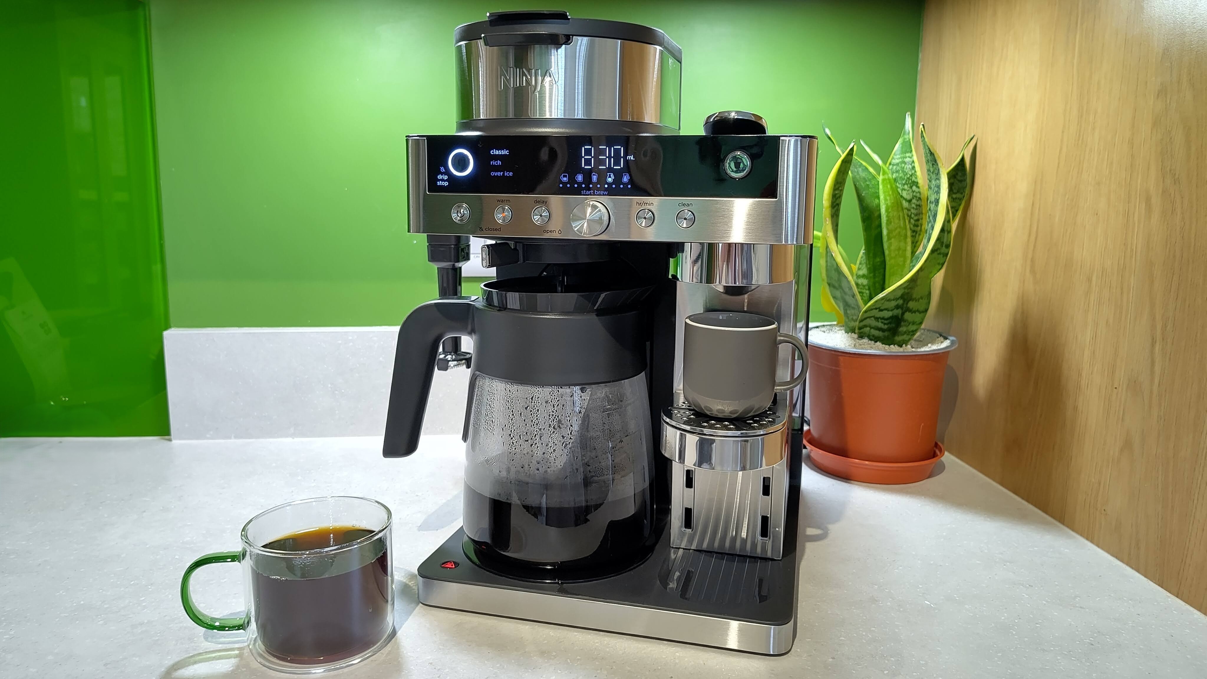 Ninja Prestige Dual-Brew System on kitchen counter