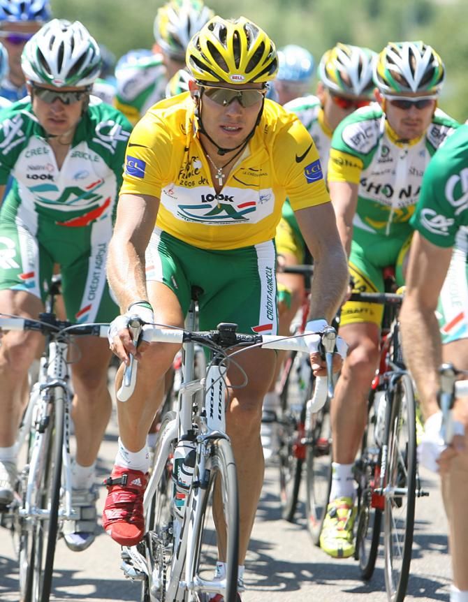 Thor Hushovd held the yellow jersey for two stages in 2006