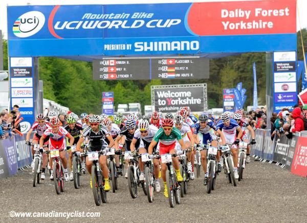The elite men get off to a fast start at the Dalby World Cup