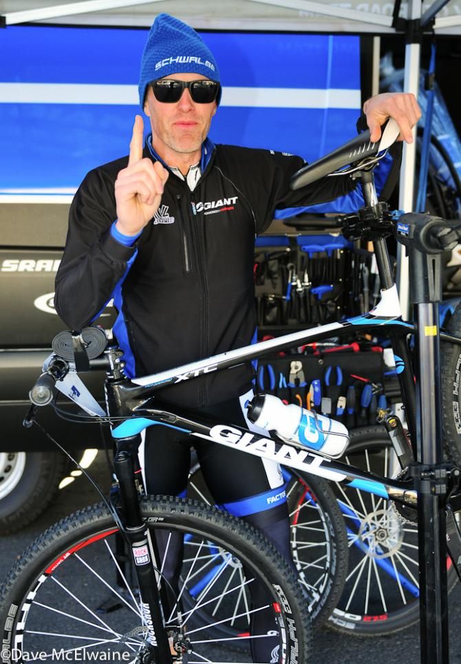 Carl Decker (Team Giant) was the sole Giant rider today