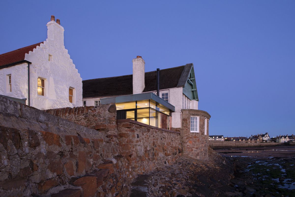 an extension to a listed coastal home