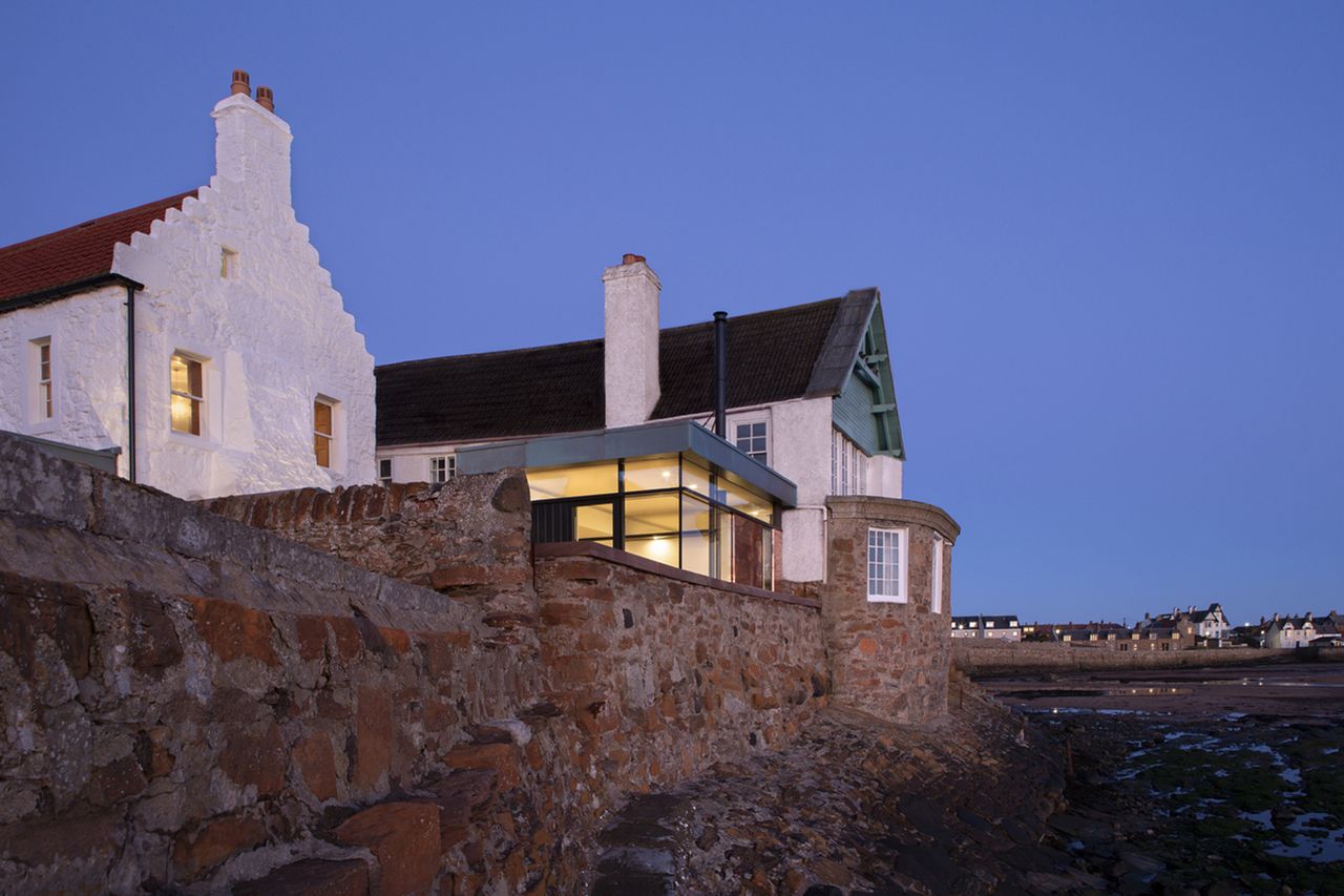 an extension to a listed coastal home