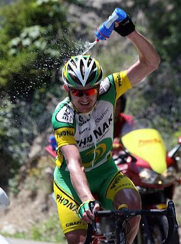 This is the way Floyd Landis kept his body temperature down