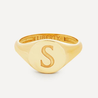 Liberty 9ct Gold Initial Liberty Signet Ring | £244 (was £305)