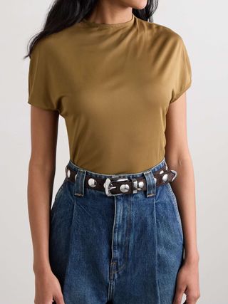 Benny Studded Suede Belt