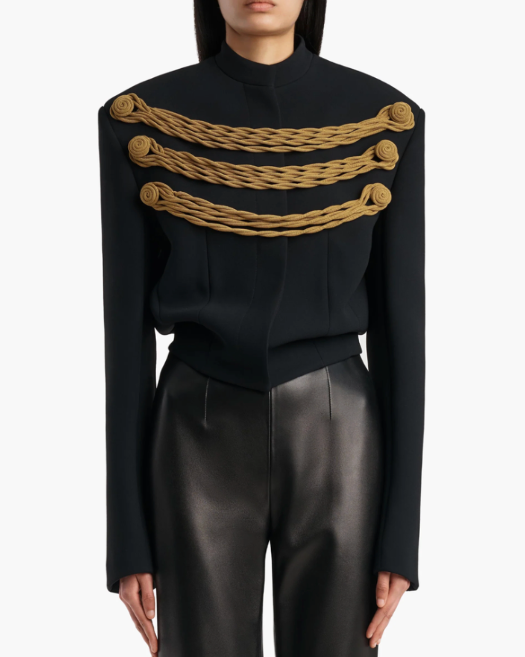 Khaite, York Jacket With Cord Embroidery