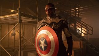 Anthony Mackie as Captain America in Falcon and the Winter Soldier