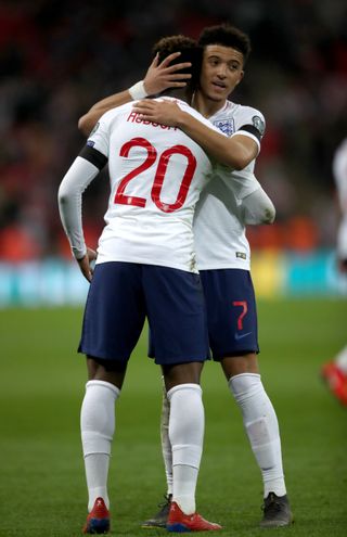 Jadon Sancho and Callum Hudson-Odoi have been given their chance in the England senior team