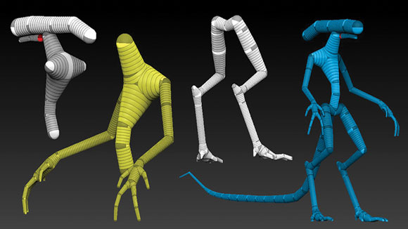 ZBrush tutorials: Make H.R. Giger's Alien