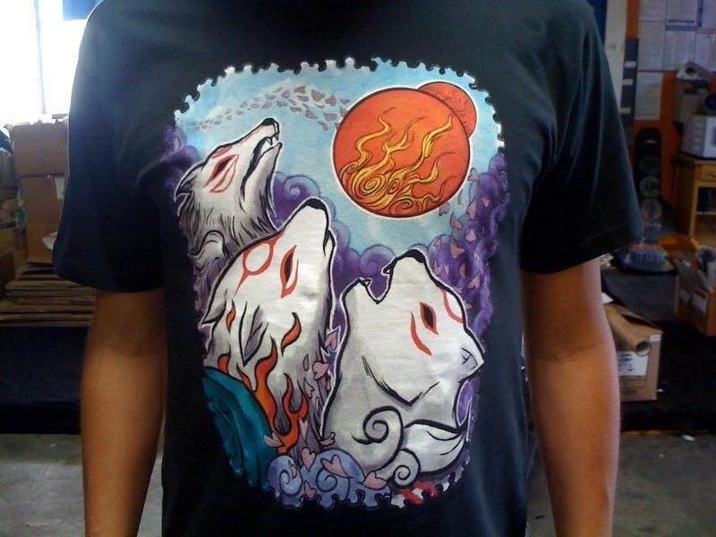 Okami Comic-Con shirt makes us hungry like the wolf | GamesRadar+