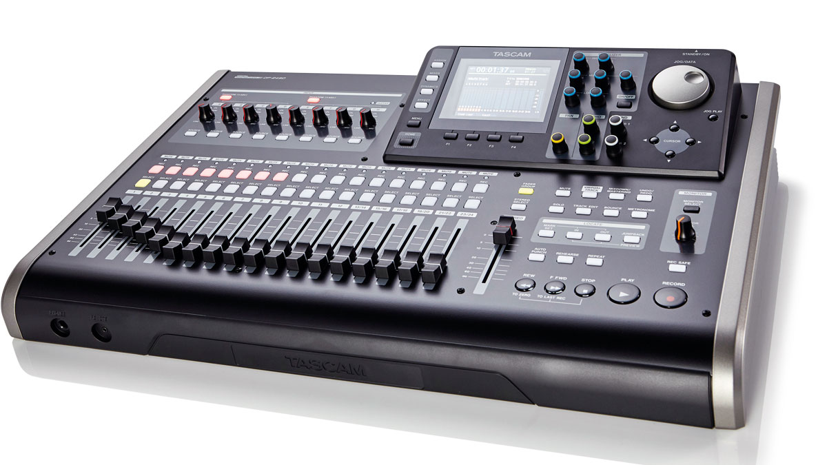 Tascam DP-24SD Digital Portastudio 24-Track SD Card Recorder with Microfiber and 1 Year Everything Music Extended Warranty 