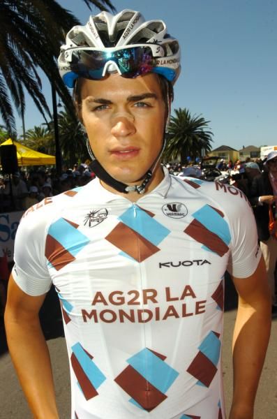 Steve Houanard (Ag2r La Mondiale) at the 2011 Tour Down Under