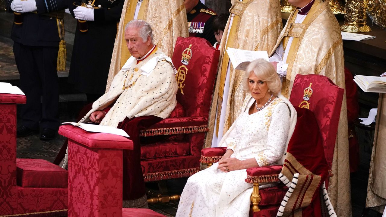 charles and camilla at the coronation