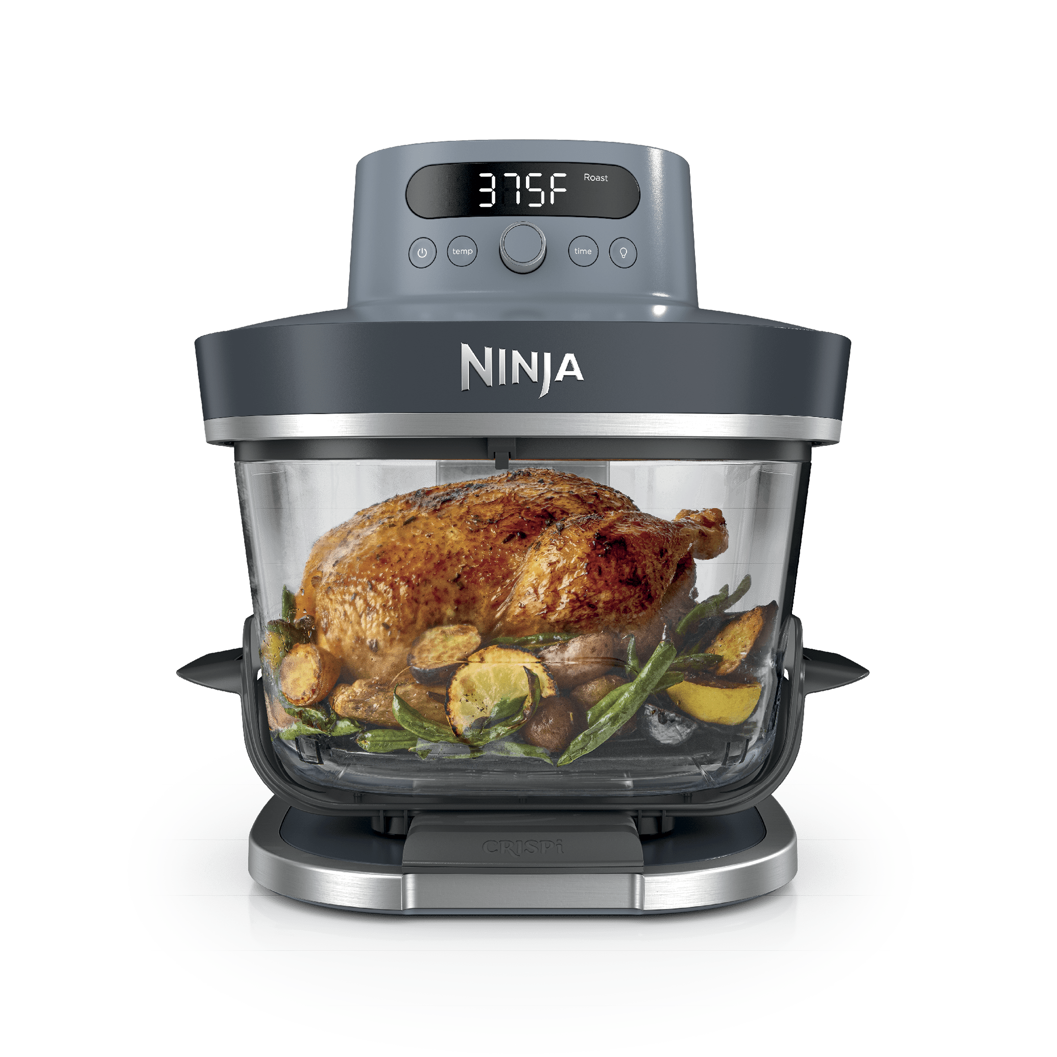 Ninja Crispi&amp;reg; Pro 6-In-1 Glass Countertop Air Fryer, Cyberspace