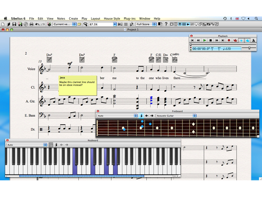 Sibelius 6 promises speedy score creation.