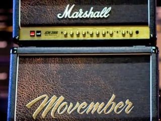 Marshall 'movember' guitar amp
