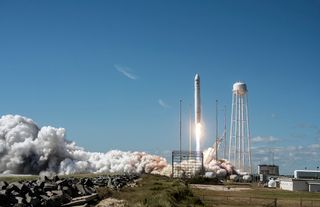 Antares-Cygnus Launch, South View