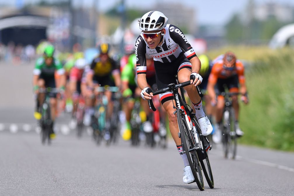 Sunweb's Lennard K&auml;mna racing the Hammer Sprint