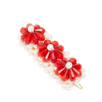 Shrimps Floral Bead and Faux Pearl-Embellished Clip – £95 £38 (save 60%) | Matchesfashion