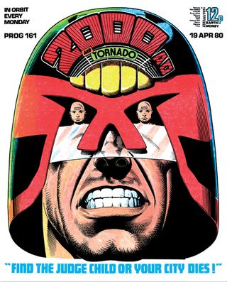 This cover captures Dredd perfectly, and has some serious attitude