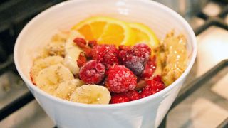 Gluten-Free raspberry and orange porridge