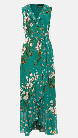 Sofia Floral Frill Maxi Dress – was £130, now £55.25 (save £74.75)