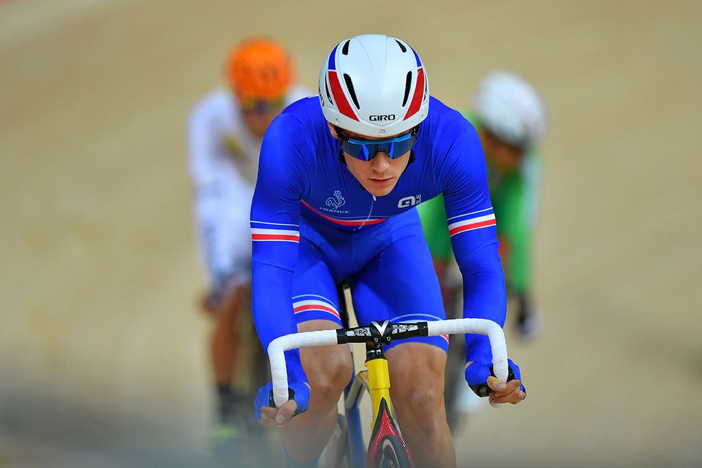 Thomas Boudat (France) during the elimination race