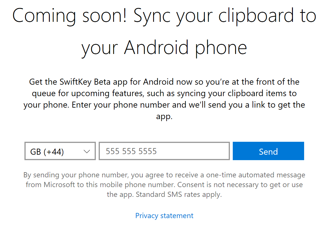 Sms стандарты. Microsoft updates SWIFTKEY on Android with the ability to remove the Bing button.