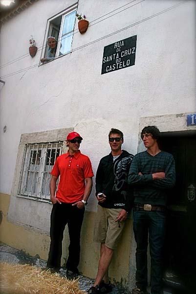 Team Santa Cruz Syndicate's Steve Peat, Greg Minnaar and Josh Bryceland.