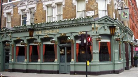 A photo of the The George pub.